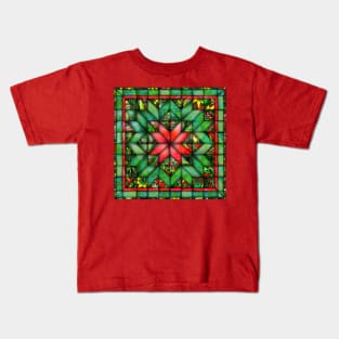 Christmas quilt Kids T-Shirt